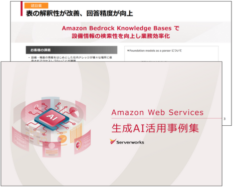 ＜生成AI活用事例集＞ AWS生成AIサービスを活用した課題解決策と導入成果